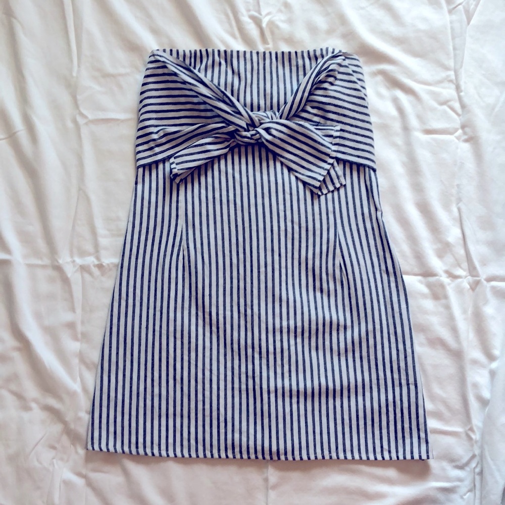 Adorable Seersucker Sun Dress